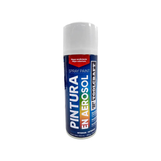 Lata de 400 ml - 400 g,Para uso en interiores y exteriores (no contiene plomo).,Color básico de mayor rendimiento y mejor cobertura.,cSecado rápido.,Venta, solo en tienda física.