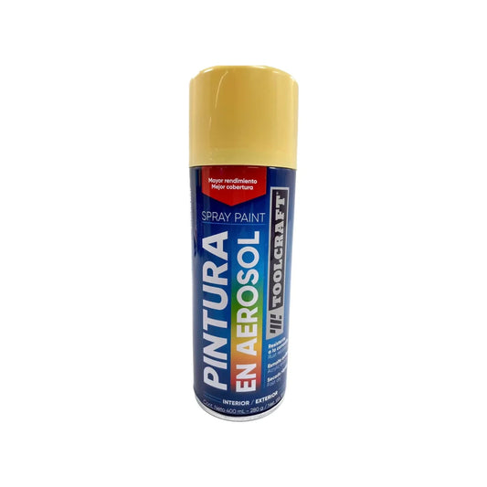 Lata de 400 ml - 400 g,Para uso en interiores y exteriores (no contiene plomo).,Color básico de mayor rendimiento y mejor cobertur.Venta, solo en tienda física.,Secado rápido.,Venta, solo en tienda física.