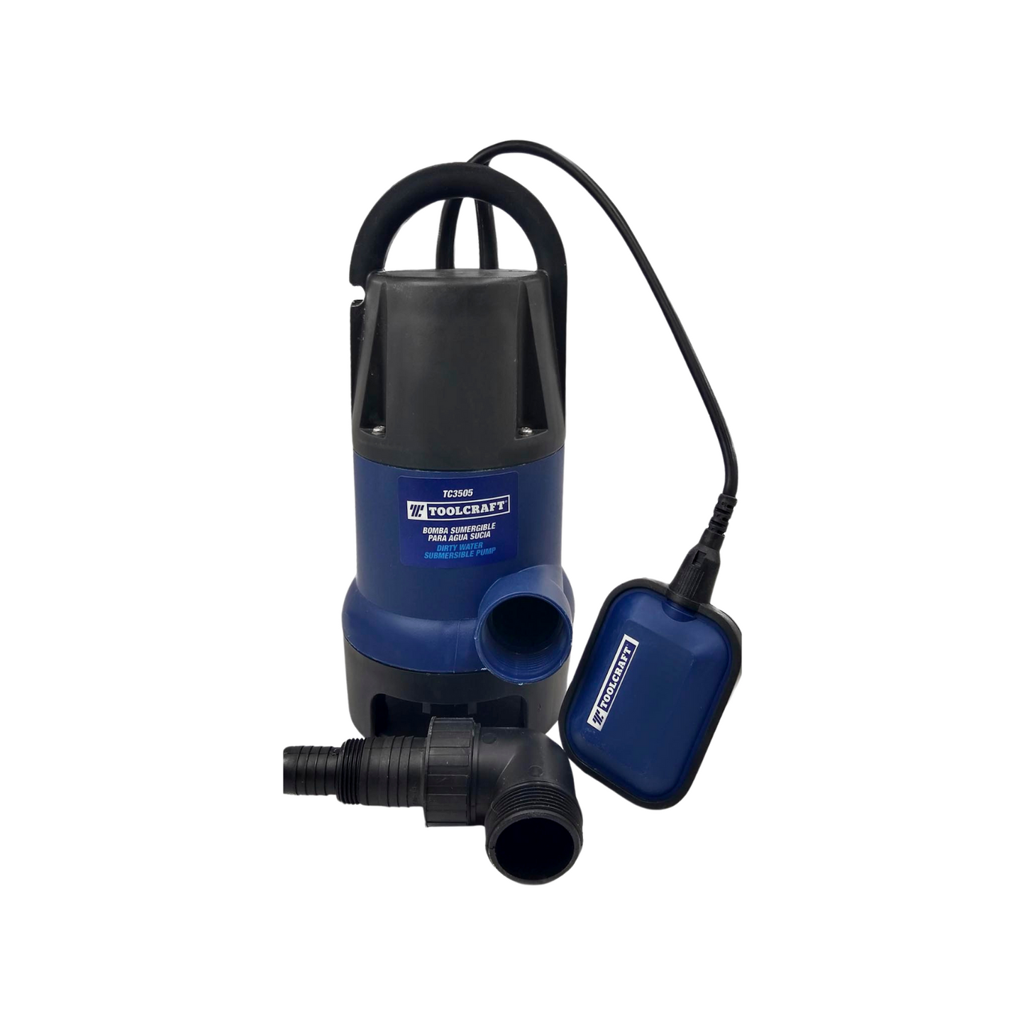 Bomba sumergible 1 HP para agua sucia Toolcraft TC3505