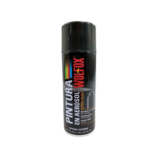 Pintura negro mate 300 ml Wolfox WF0681