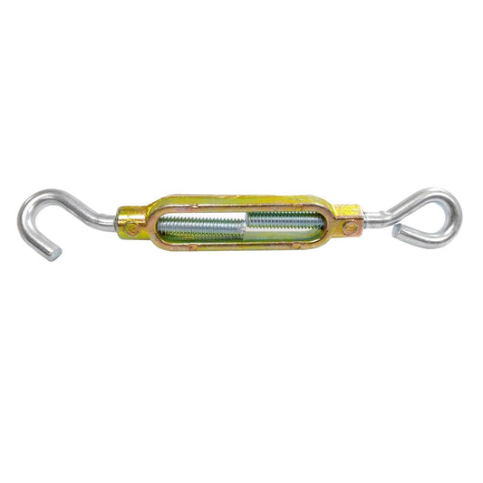 TENSOR 5/16 DE GANCHO Y ARGOLLA DORADO MARCA, ANA PAULA, TENSOR 5/16 DE GANCHO Y ARGOLLA DORADO, MATERIAL ACERO AL CARBON, MEDIDA 5/16, IDEAL PARA ENGANCHAR Y APRETAR, ACABADO DORADO