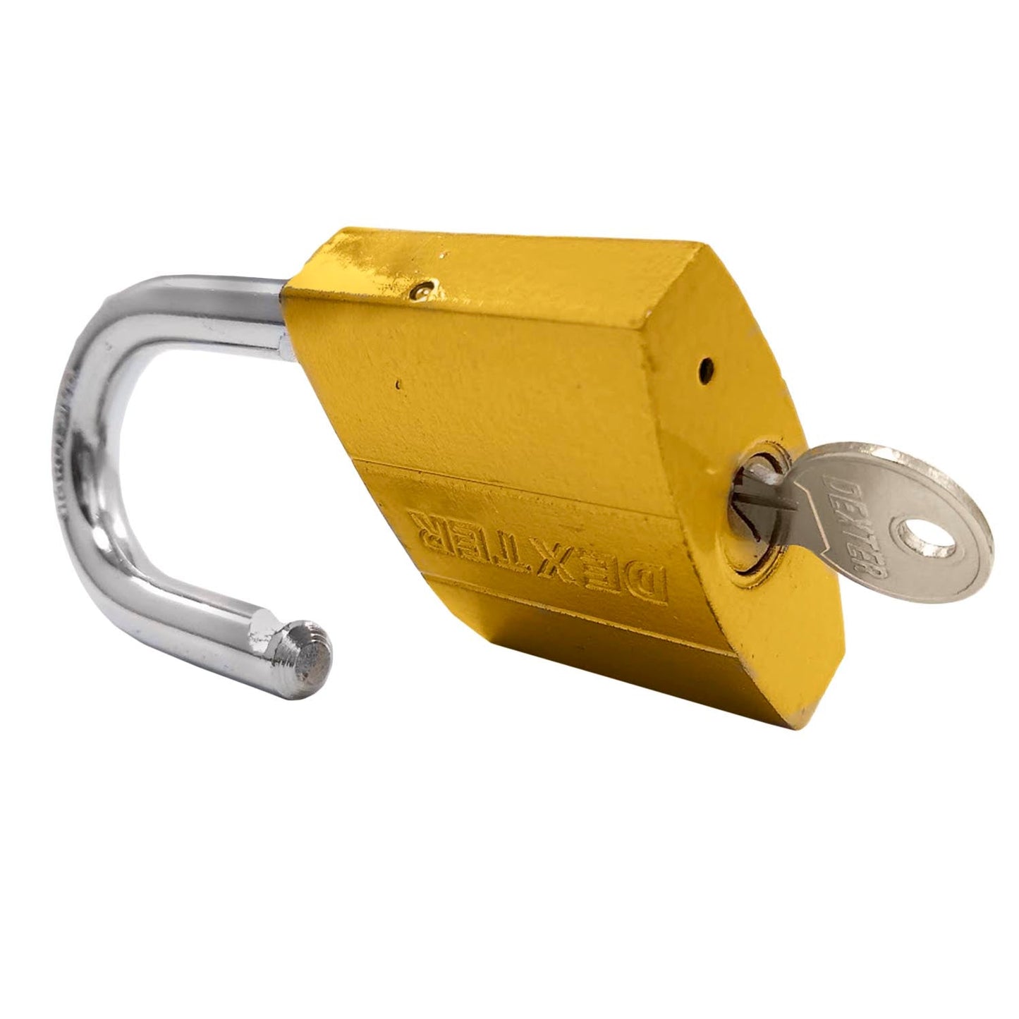 Candado 60 mm gancho corto dorado Dexter 16914